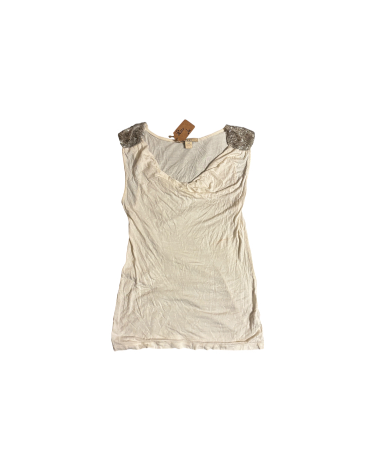 Ivory Drape Top