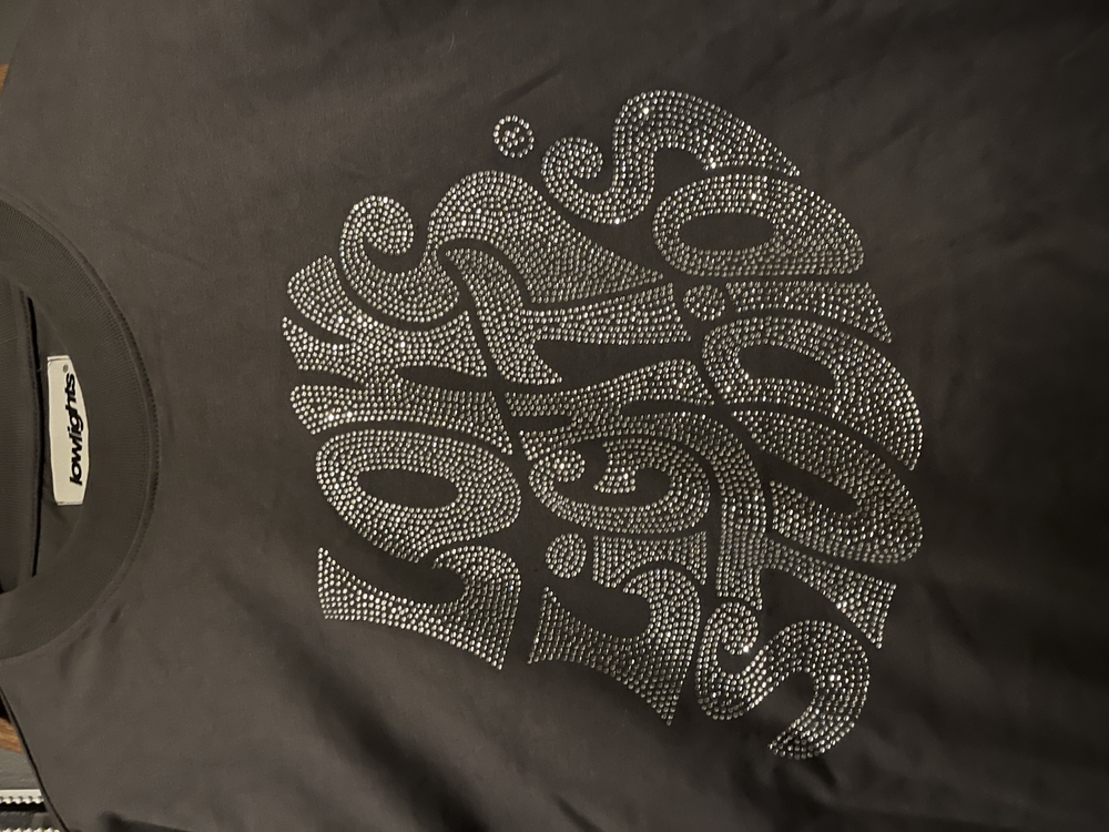 Low lights studios rhinestone tee