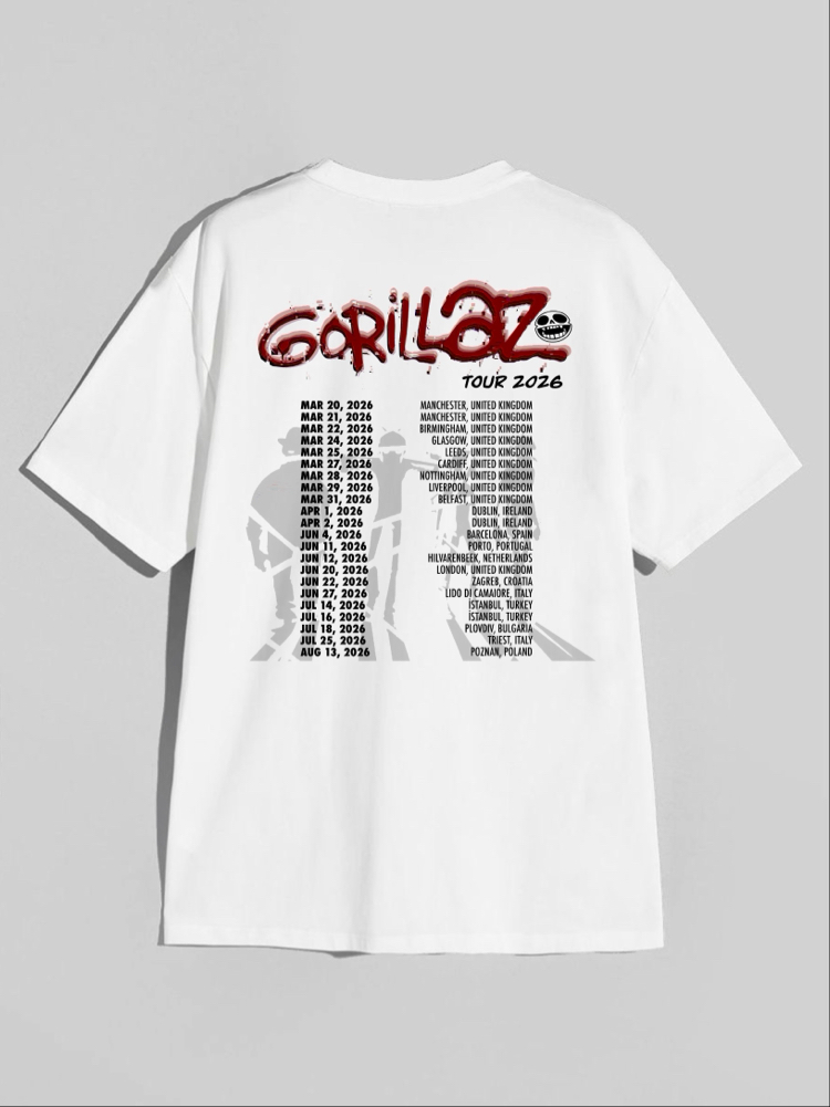 Gorillaz Tour Tshirt