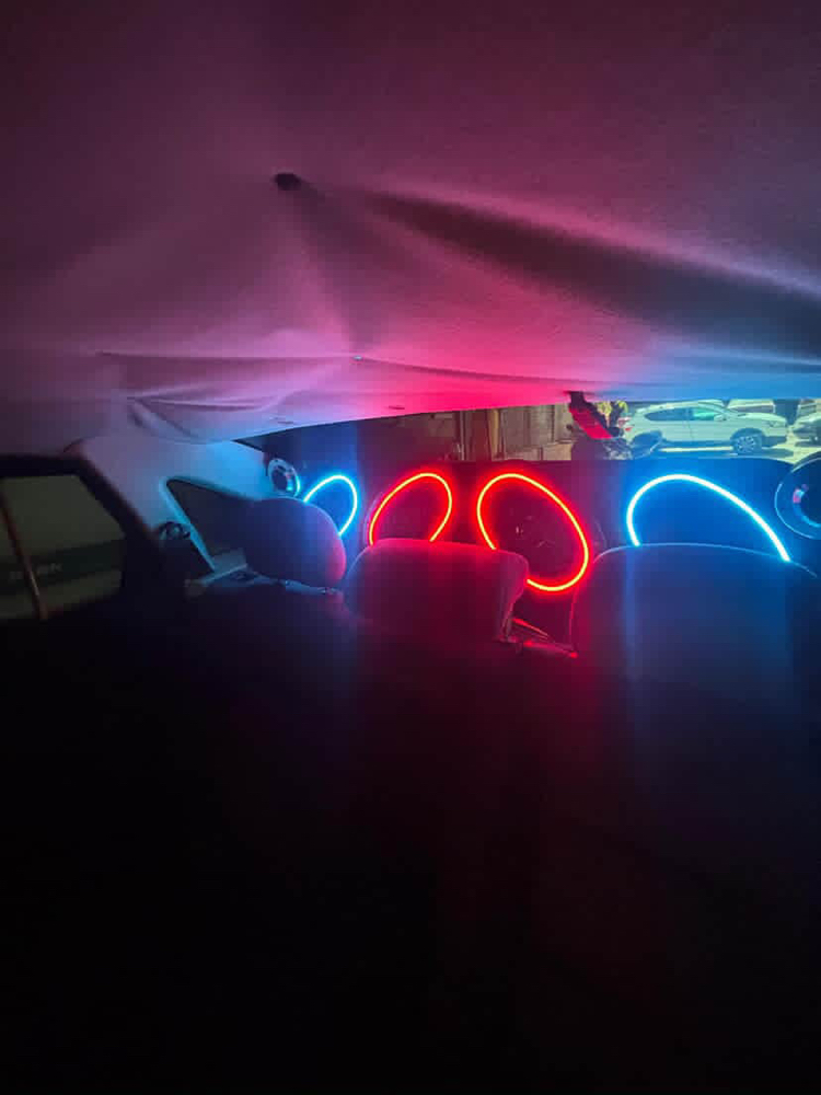 Oval neon ledli mitrange kapağı