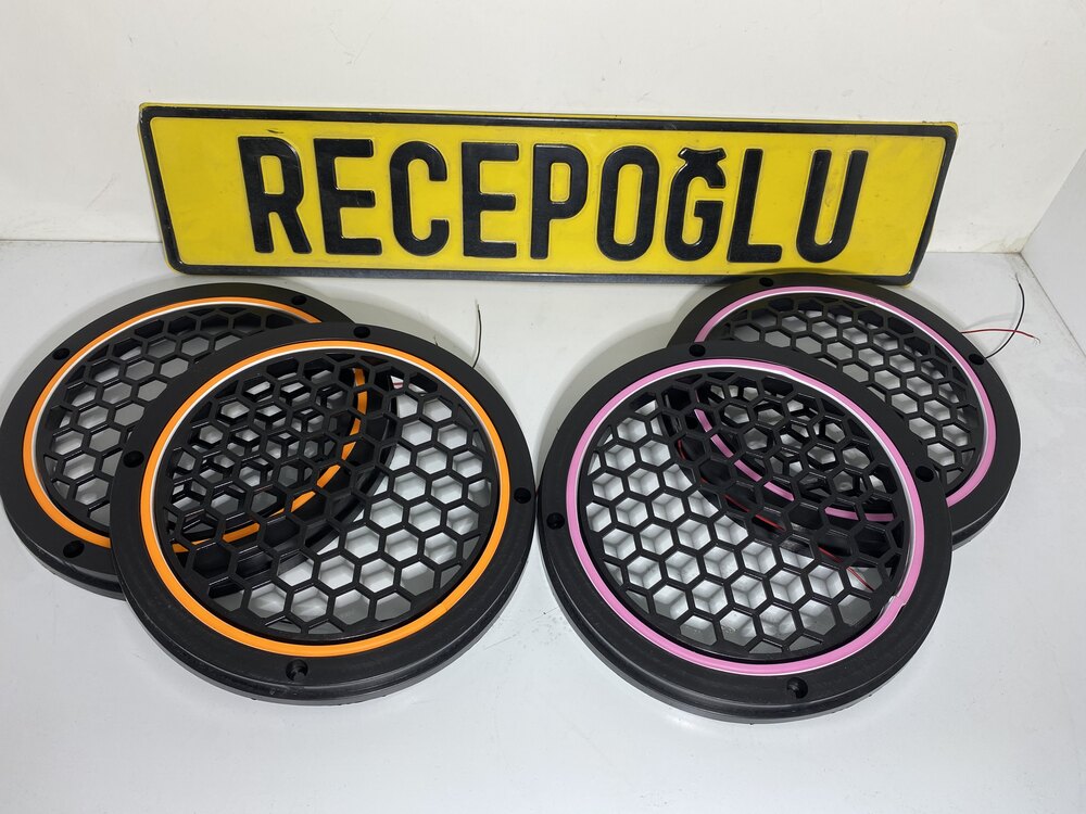 20 cm 2 takım kapak 1 adet kumandalı çakar modülü