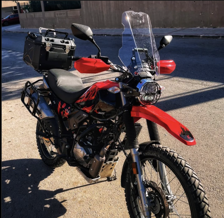 Hero Xpulse 200 tur camı kit