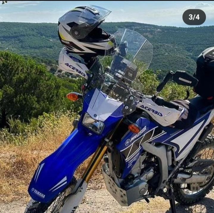 Yamaha wr 250 tur camı GPS & telefon barlı kit