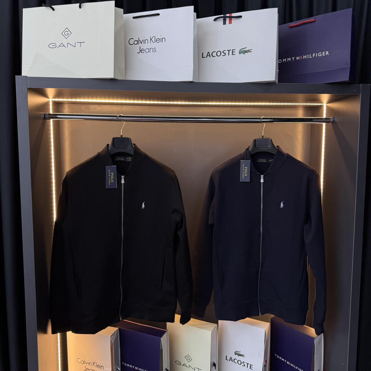 Polo Ralph Lauren Premium Tam Fermuarlı Ceket