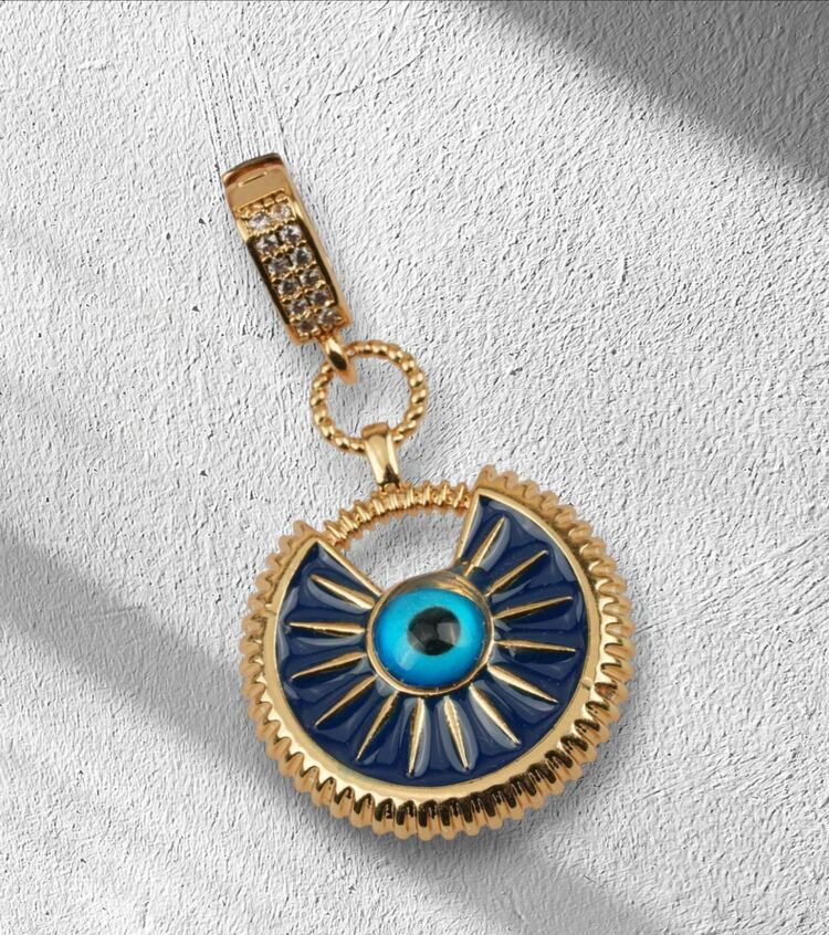 Zirkon Taşlı Charm Kolye Uçları