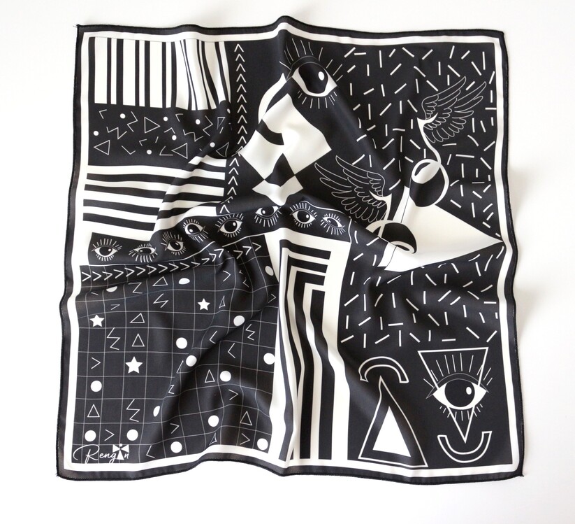 Black_White 70x70 cm