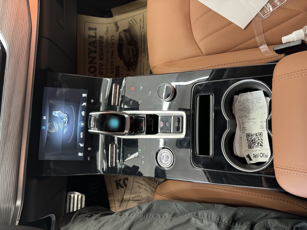 Tiggo 8 pro konsol şeffaf ppf kaplama