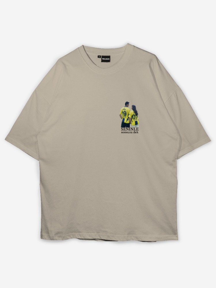 Kişiye özel Takımlı Özel Tasarım Baskılı Oversize T-shirt