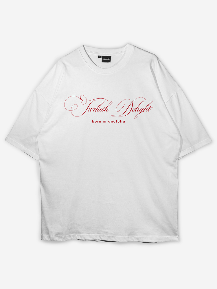Turkısh delight Baskılı Oversize T-shirt