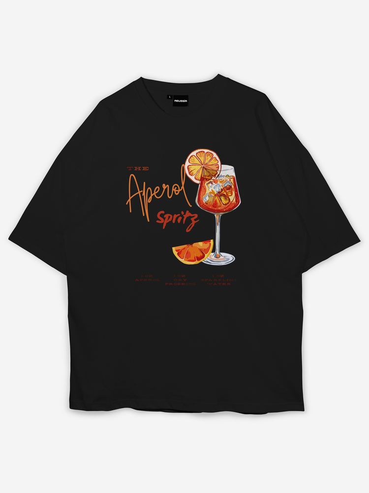 Aperol Baskılı Oversize T-shirt