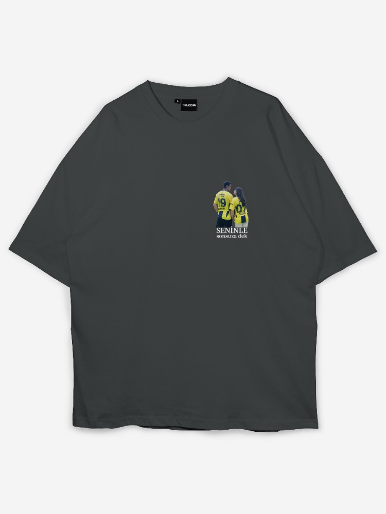 Kişiye özel Takımlı Özel Tasarım Baskılı Oversize T-shirt