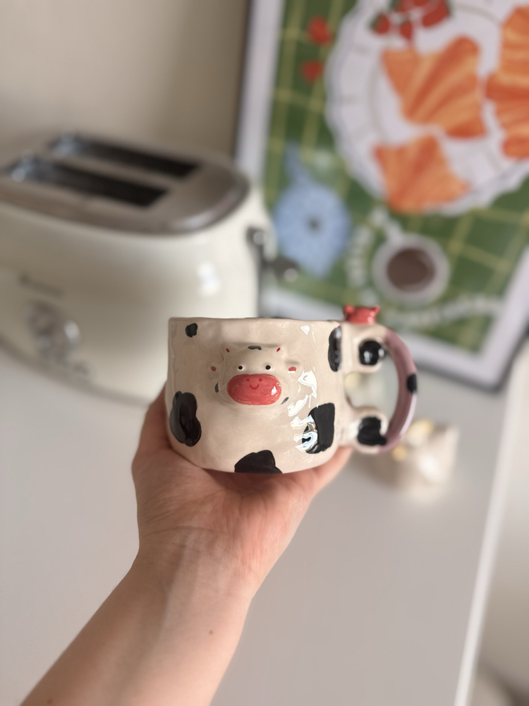 Cow mug