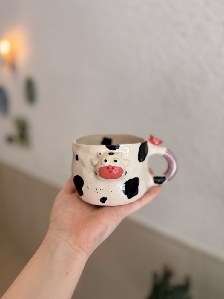 Cow mug