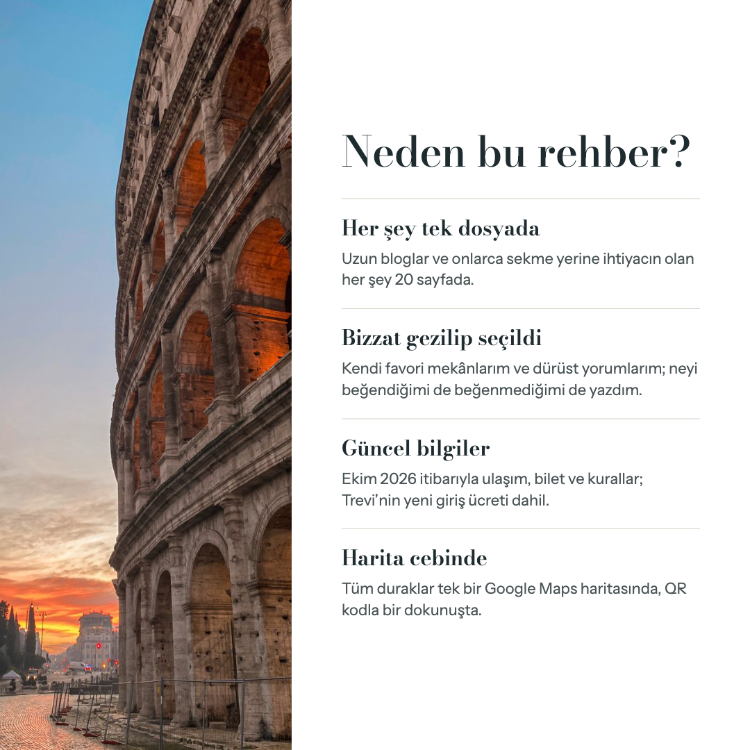 Roma Şehir Rehberi | Roam&Fun