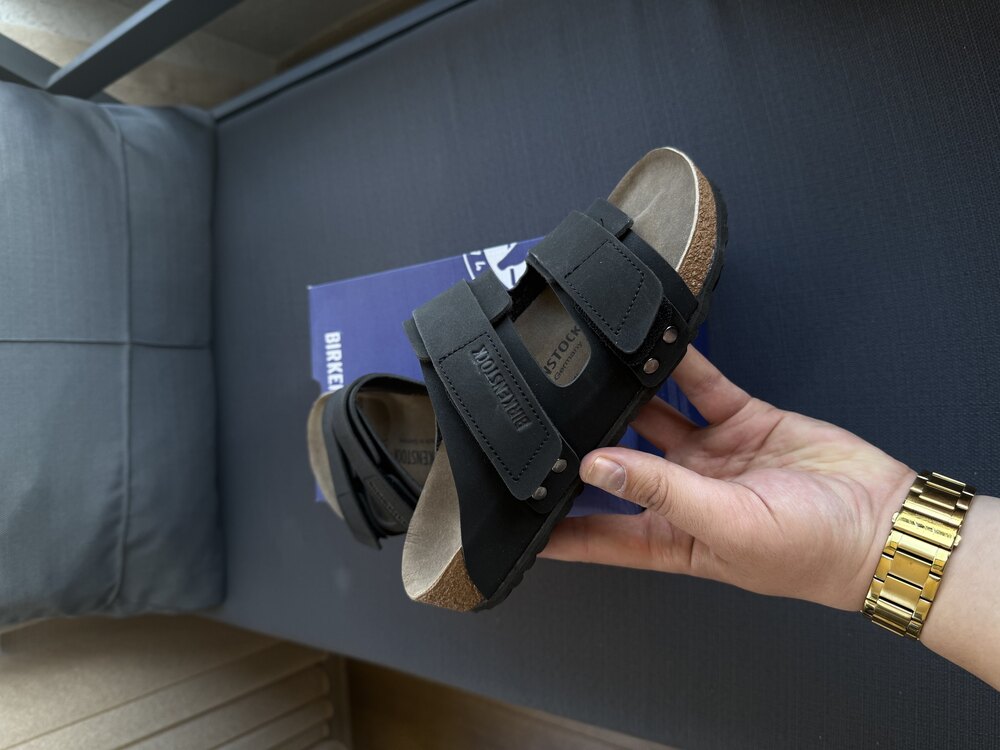 Birkenstock Cırtlı Siyah