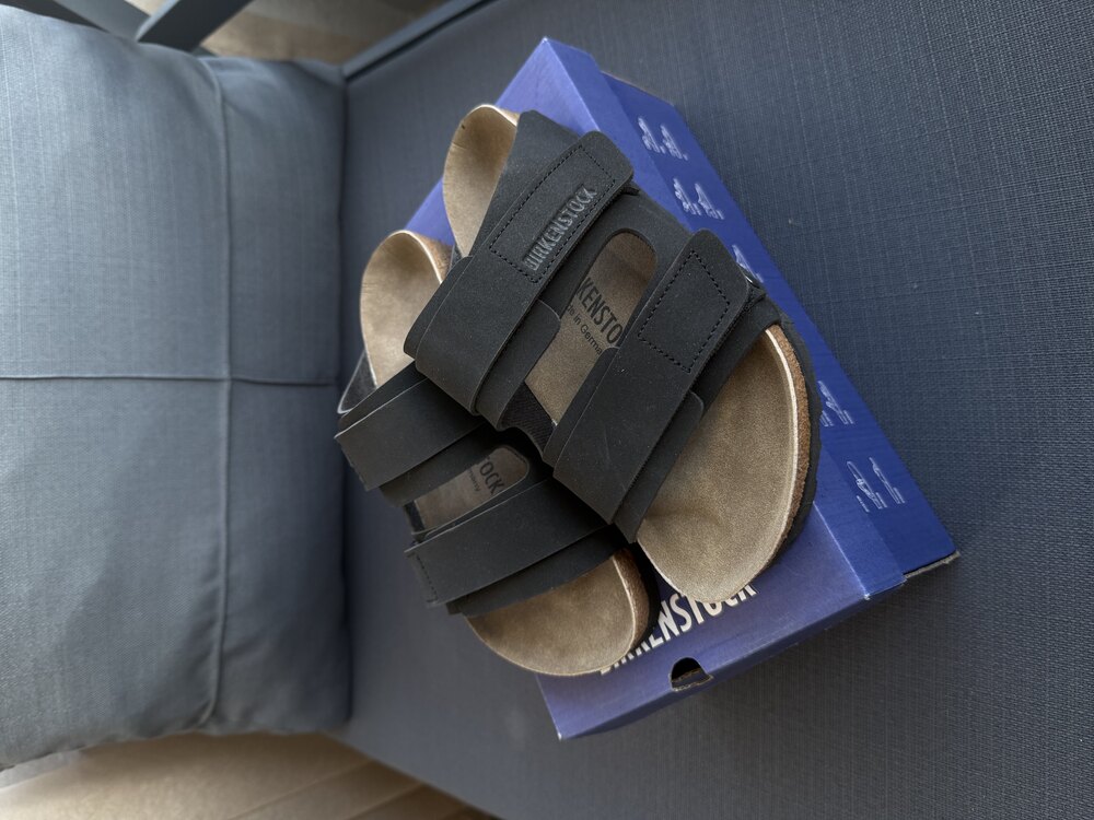 Birkenstock Cırtlı Siyah