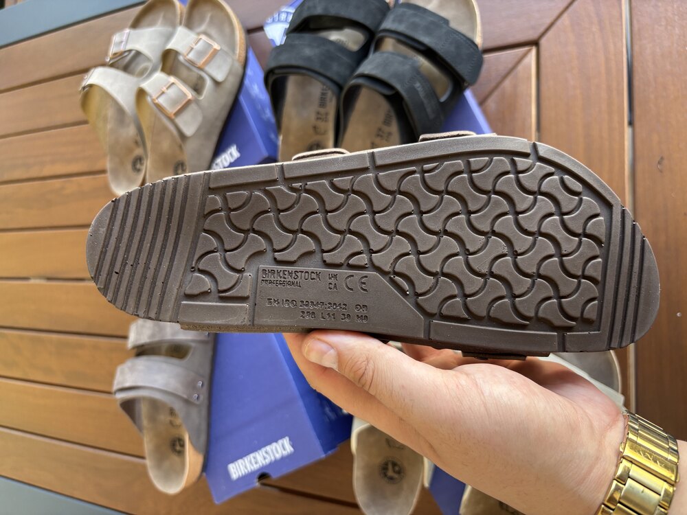 Birkenstock Cırtlı Kahverengi