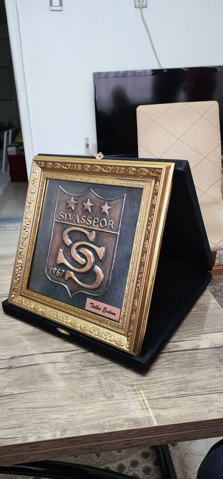 Sivas spor bakır rölyef tablo