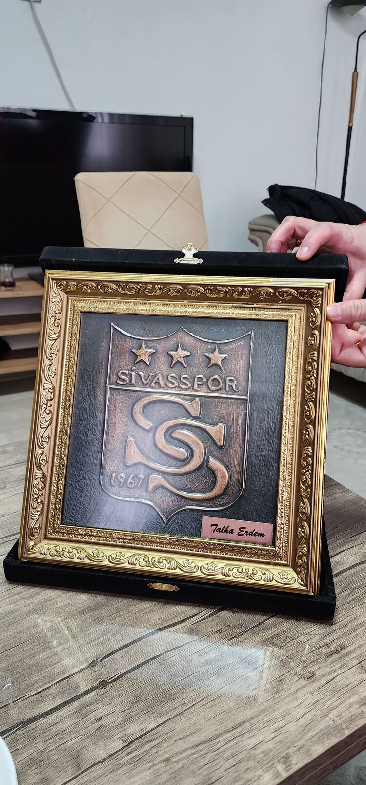 Sivas spor bakır rölyef tablo