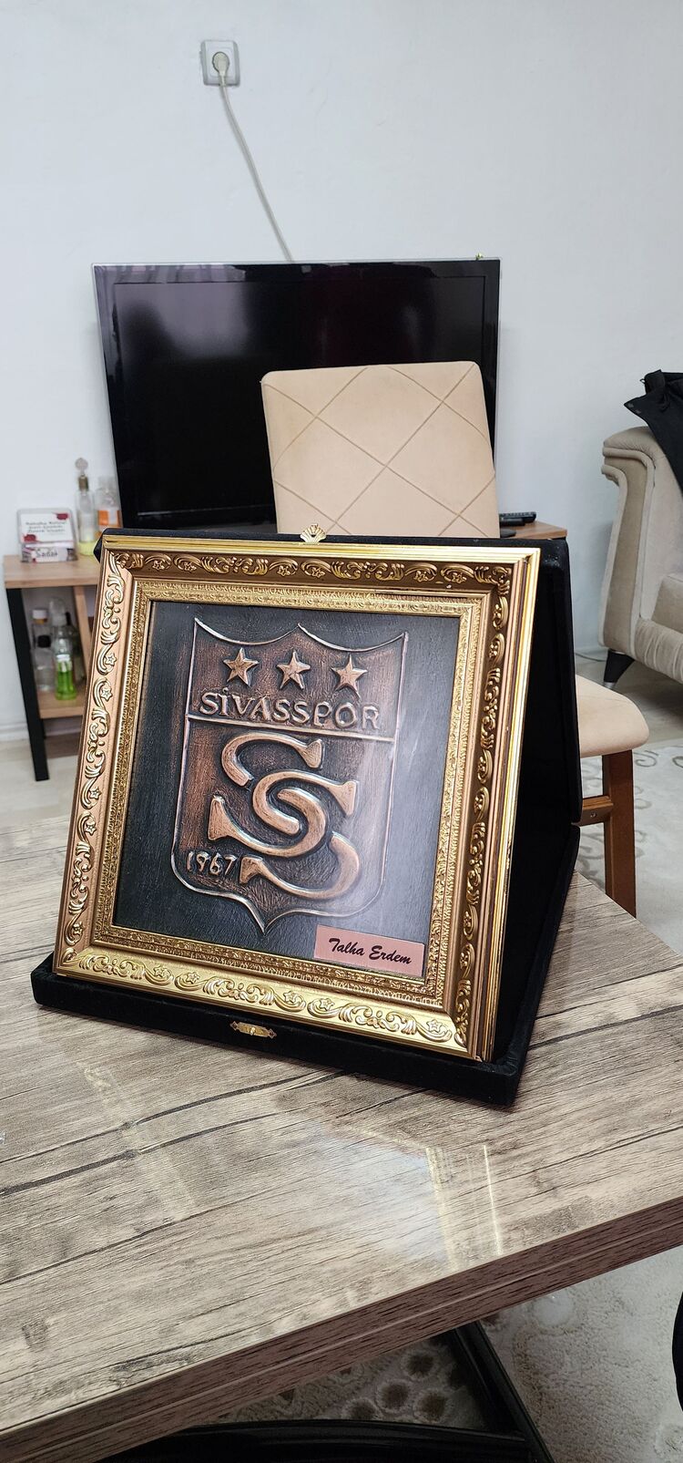 Sivas spor bakır rölyef tablo