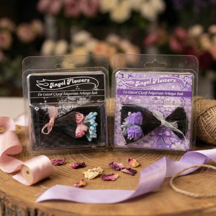 Mini Buket Çiçek Aynalı – Love Flowers