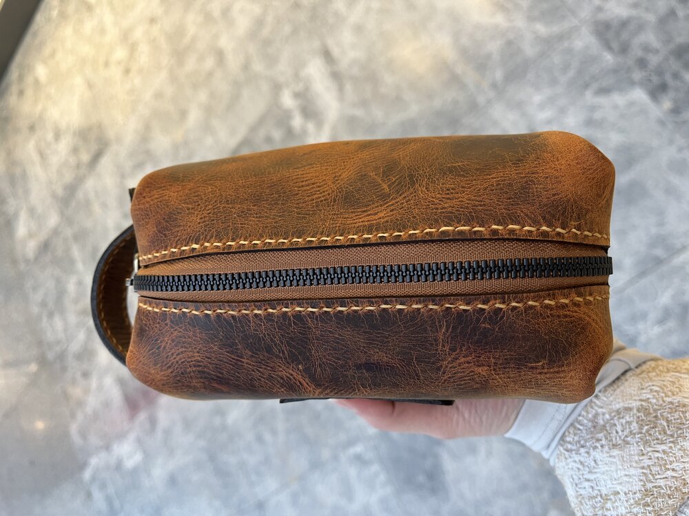 Rosey - Dopp Kit ( Camel )