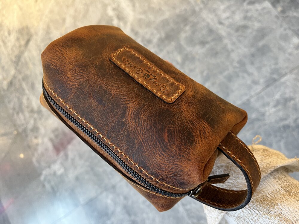 Rosey - Dopp Kit ( Camel )
