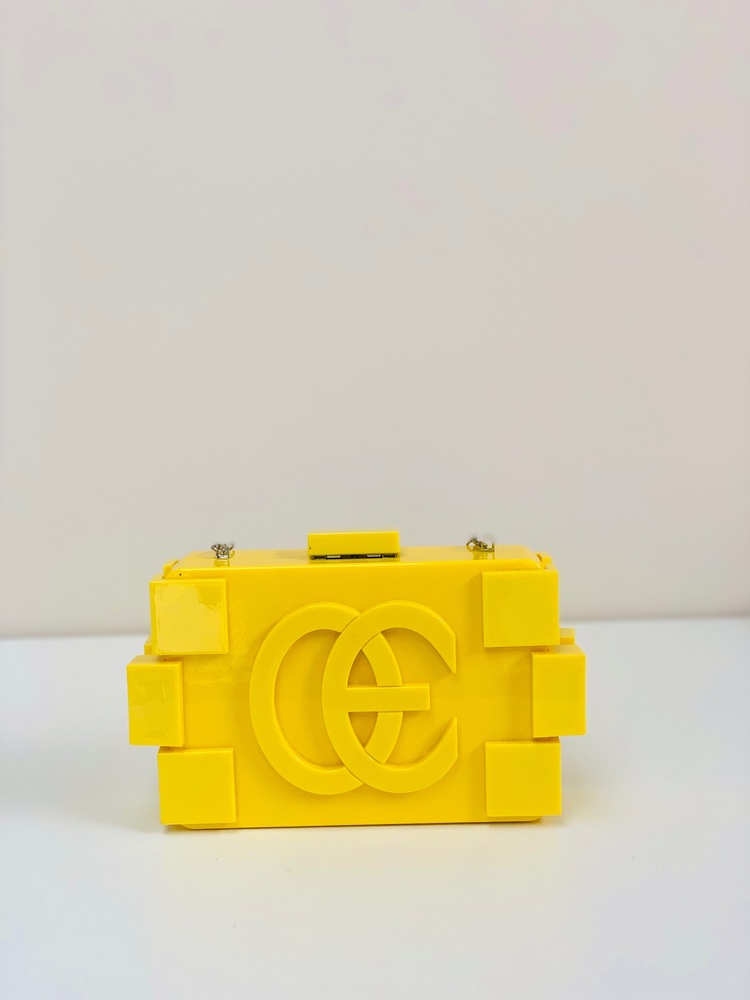 Vintage Lego Şeklinde Çanta