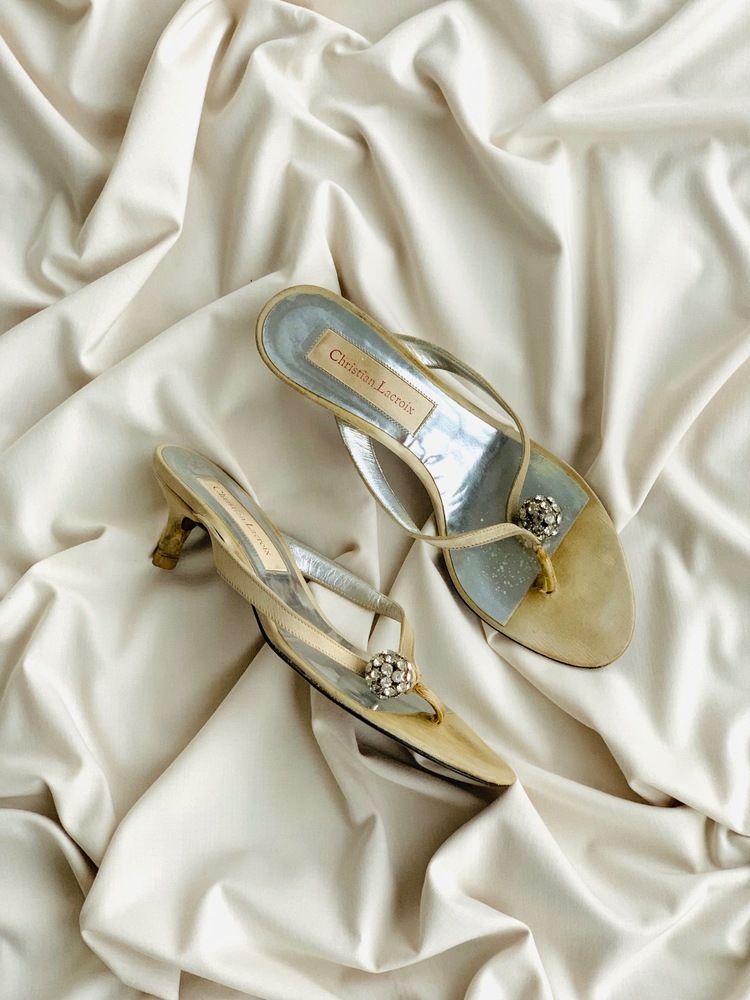 Christian Lacroix Vintage Topuklu Terlik 