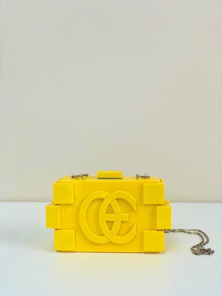 Vintage Lego Şeklinde Çanta