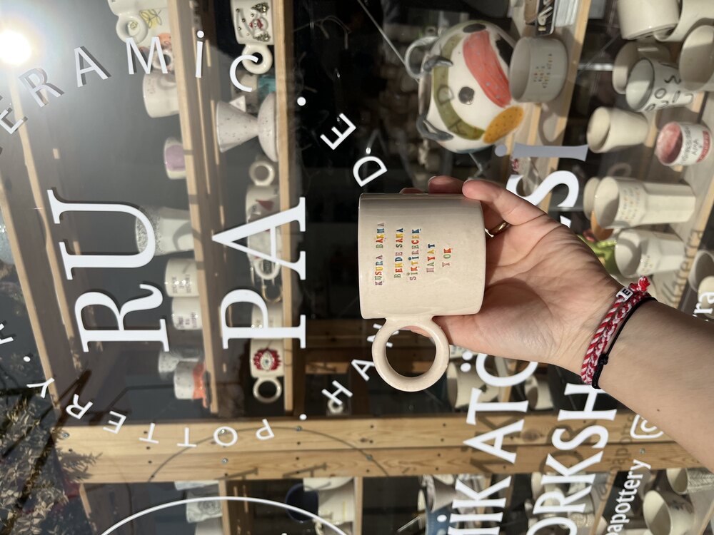 Motto Bende Sana Siktirecek Hayat Yok Seramik Fincan