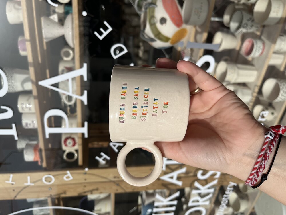 Motto Bende Sana Siktirecek Hayat Yok Seramik Fincan