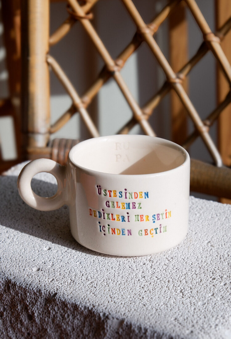 Motto Üstesinden Gelemediğim Seramik Fincan