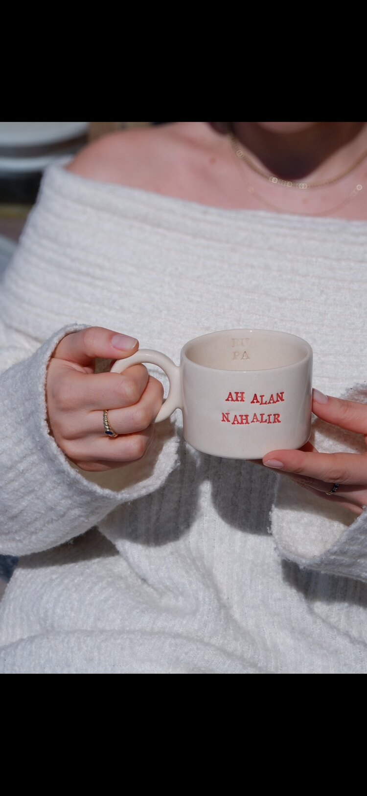 Ah Alan Nah Alır Seramik Fincan