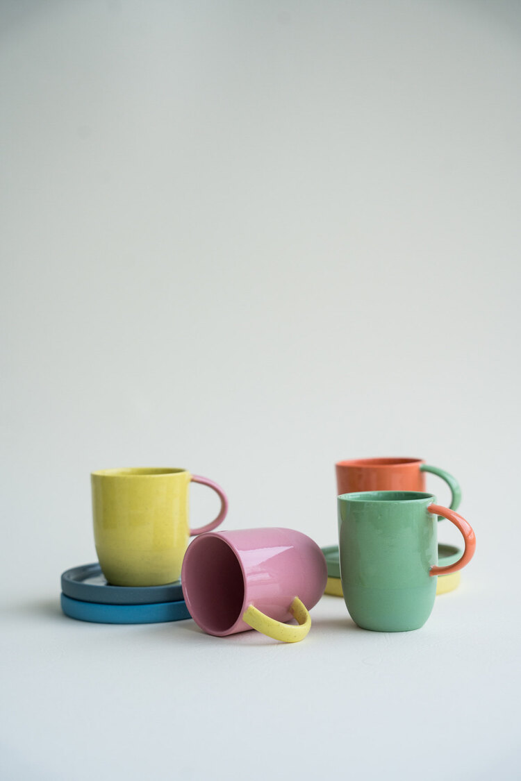 Stoneware 4’lü Kahve Fincanı Seti