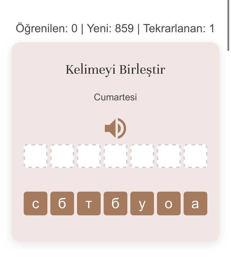 Kelime Kartları. Seçenekler: A1 seti, A2 seti, B1 seti (set başı fiyat)