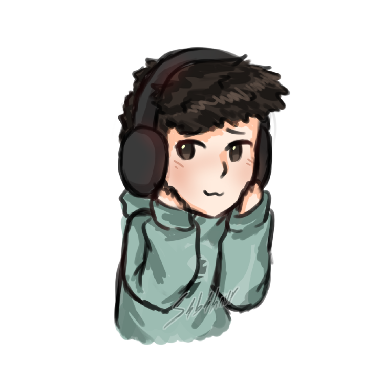 Yarım-Vücut Chibi Colored Sketch