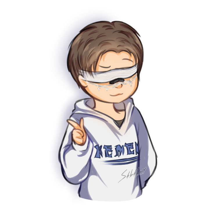 Yarım-Vücut Chibi Colored Sketch