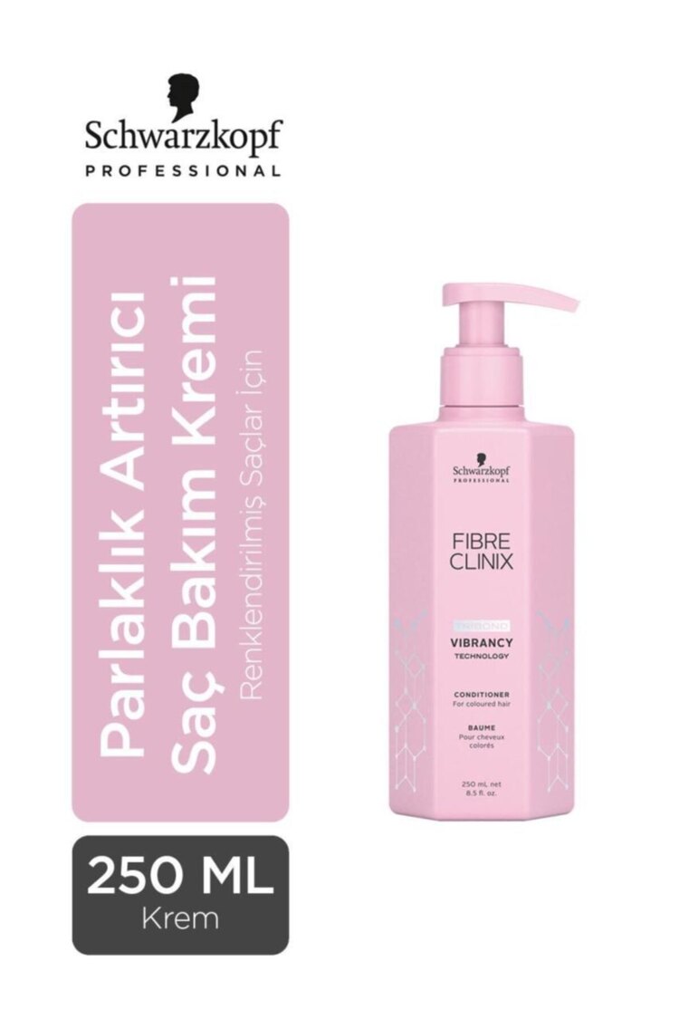 SCHWARZKOPF FİBRE CLINIX VİBRANCE Parlaklık arttırıcı ve renk koruyucu saç bakım kremi