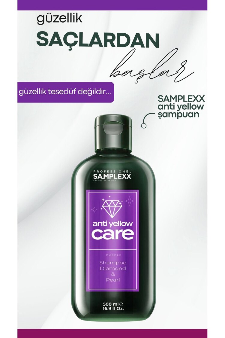 500TL SAMPLEX SARI KARŞITI MOR ŞAMPUAN 500ML