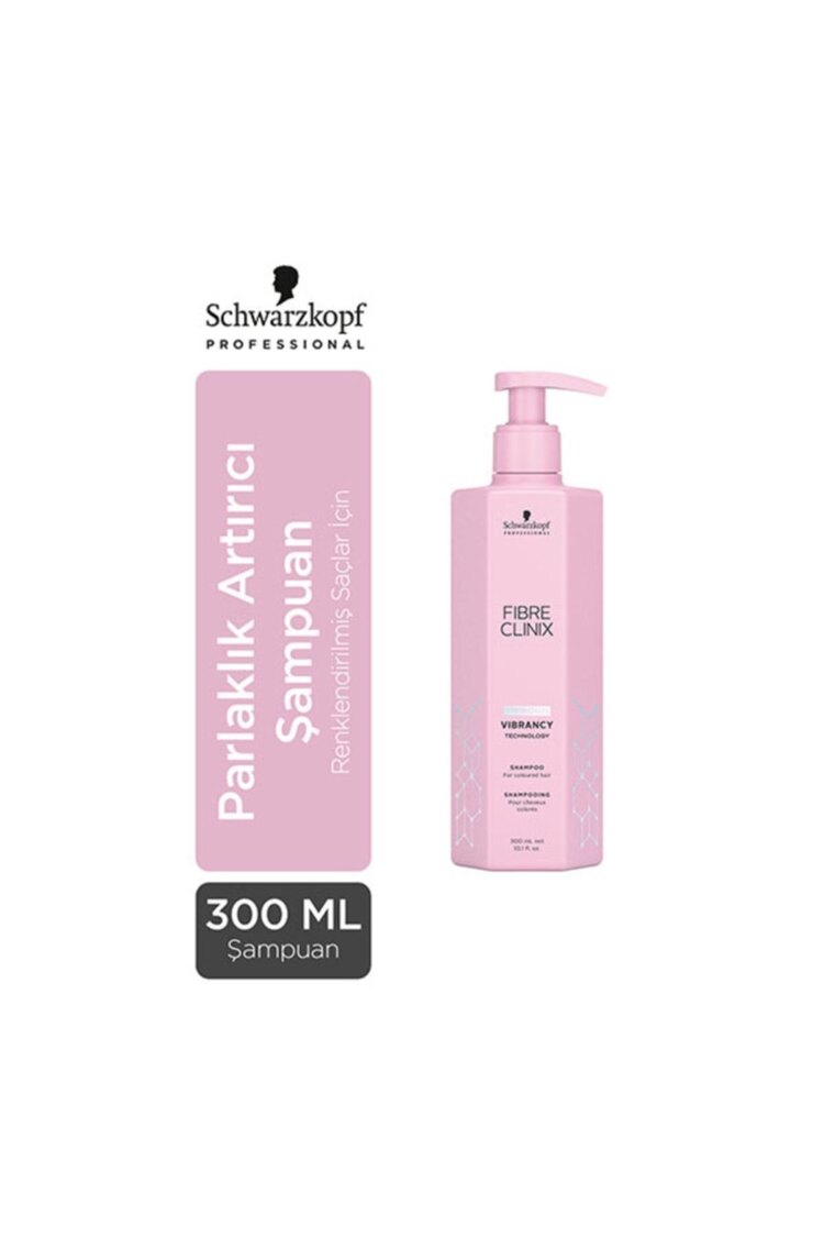 SCHWARZKOPF FİBRE CLINIX  vibrace parlaklık ve renk koruyucu şampuan şampuan