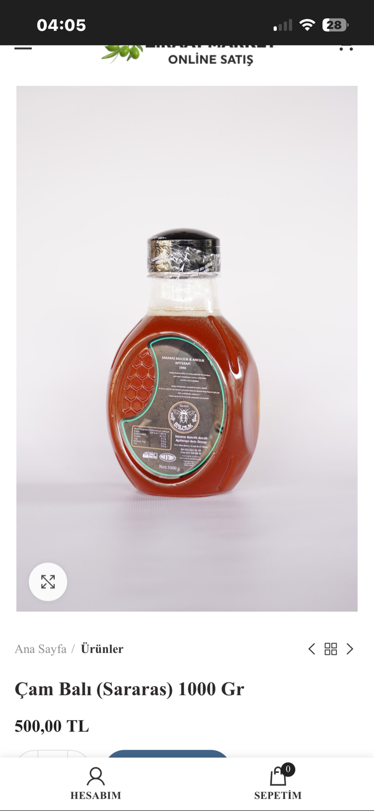 Milas Çam Balı 1kg