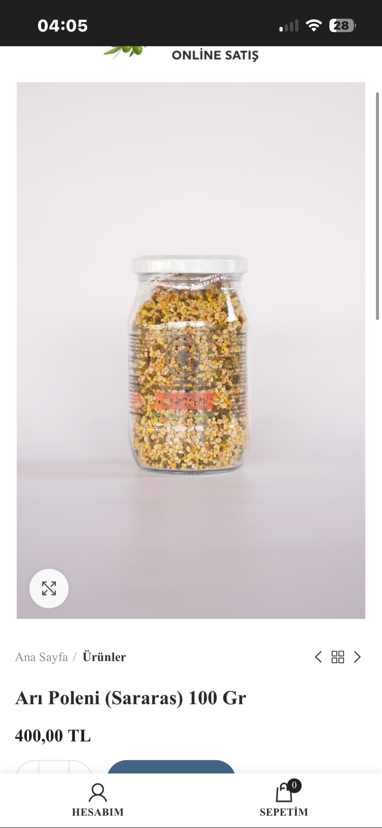210 gr Polen kuru
