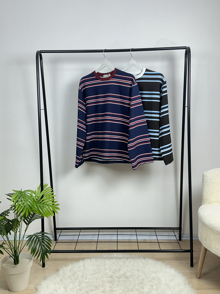 Çizgili sweatshirt 