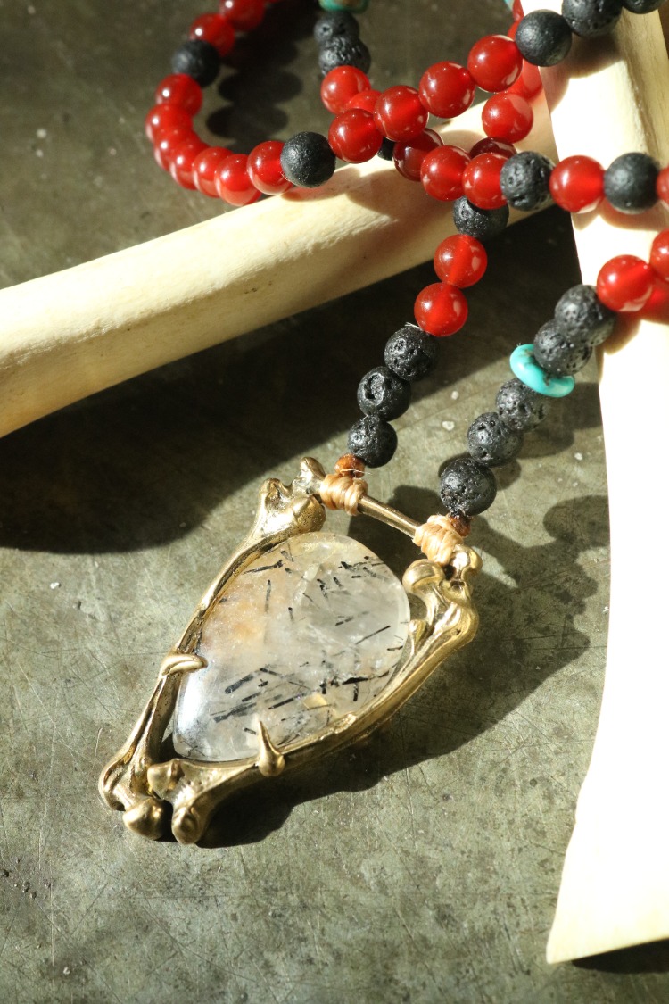 RUTİL QUARTZ TILSIM (BONE SERİSİ)