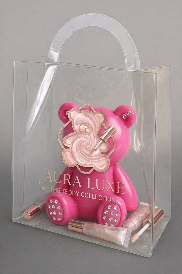 AURA LUXE TEDDY GLOSS CHARM PEMBE