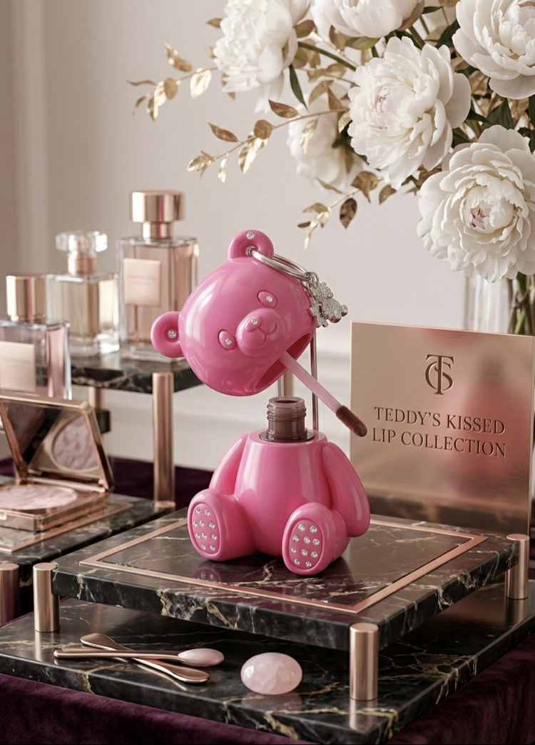 AURA LUXE TEDDY GLOSS CHARM PEMBE