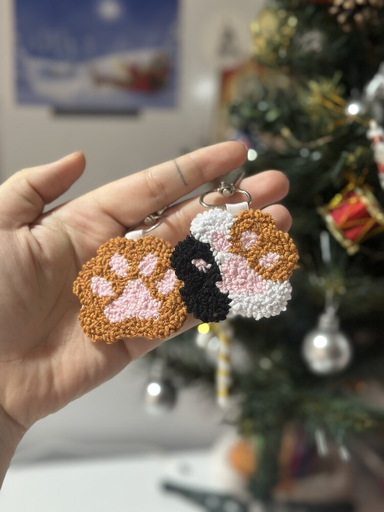 Kedi patisi anahtarlık