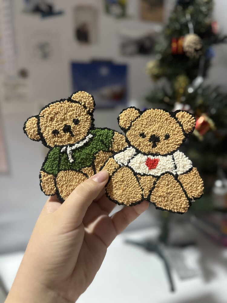 Couple bears bardak altlığı