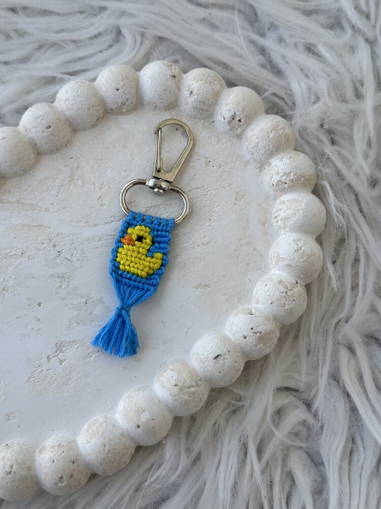 Ducky örme anahtarlık